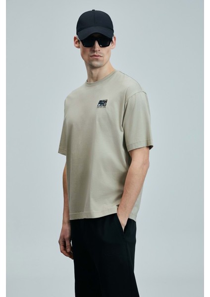 111020248 Mask Modern Grafik T- Shirt Erkek Tişort fırsatları