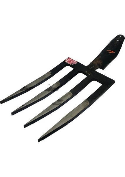 Büro Ev Ofis Hobi Bahçesi Için 46CM Ray Tipi Yekpare Çelik 4 Dişli Toprak Beli