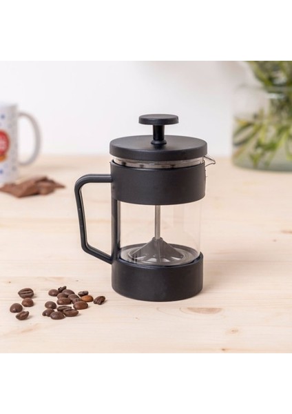 Büro Ev Ofis Çay Keyfi Için 350ML Siyah Cam French Press Stil Çay Aparatı fiyatları