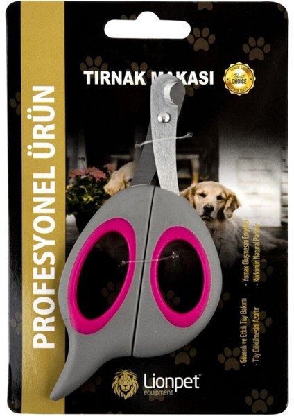 Çelik Uçlu Orta Boy Tırnak Makası, Evcil Hayvanlar Için Güvenli ve Pratik Kullanım