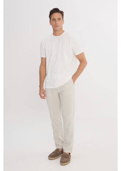 %100 Pamuk Slim Fit Dar Kesim Beli Bağlamalı Yan Cepli Pantolon fiyatları