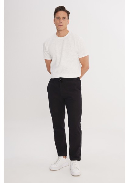 %100 Pamuk Slim Fit Dar Kesim Beli Bağlamalı Yan Cepli Pantolon fiyatları