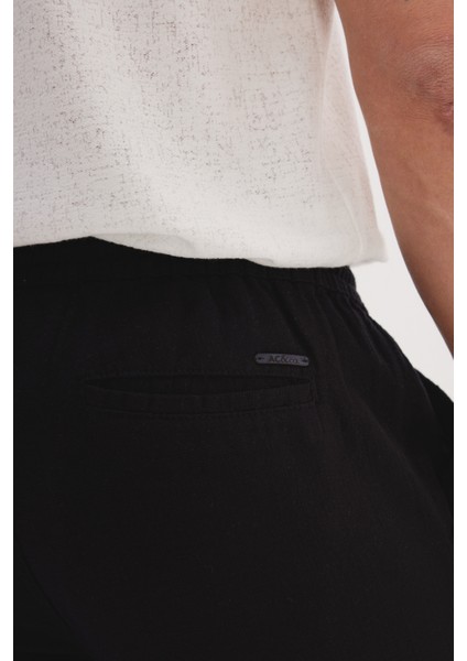 %100 Pamuk Slim Fit Dar Kesim Beli Bağlamalı Yan Cepli Pantolon indirimleri