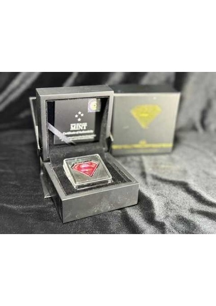 Niue 2 Dolar 2021 – Superman Logo – 1 Oz Gümüş Hatıra Para (Kutulu & Sertifikalı) Ingilizce indirimleri