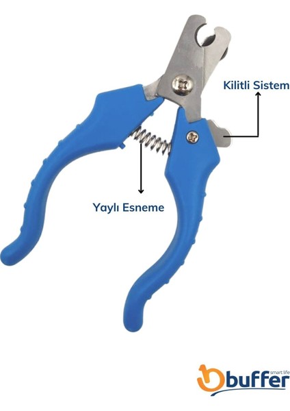 Paslanmaz Çelik Tırnak Makası, Kedi ve Köpekler Için Güçlü ve Güvenli Kesim fırsatları