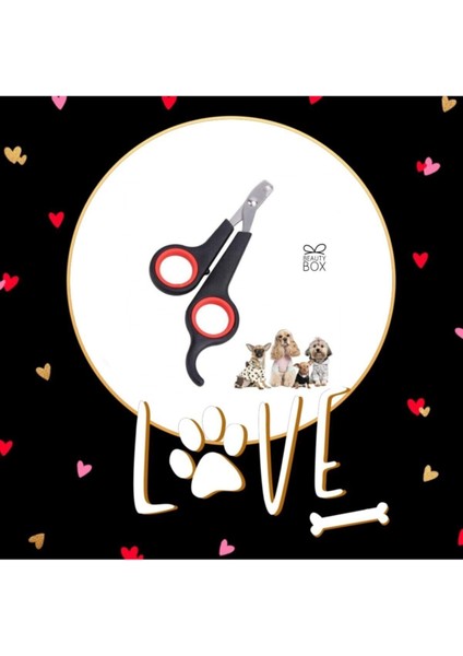 Paslanmaz Çelik Kedi ve Köpek Tırnak Makası 12CM, Evcil Hayvanlar Için Güvenli ve Dayanıklı