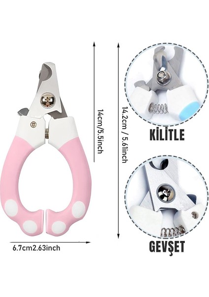 Kedi ve Küçük Irk Köpekleri Için Yeni Model Tırnak Bakım Seti