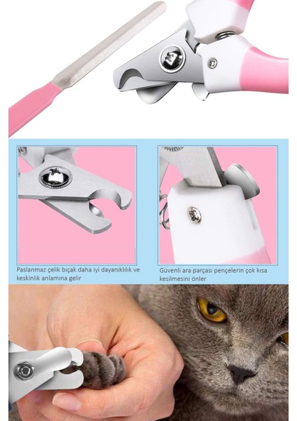 Kedi ve Küçük Irk Köpekleri Için Yeni Model Tırnak Bakım Seti
