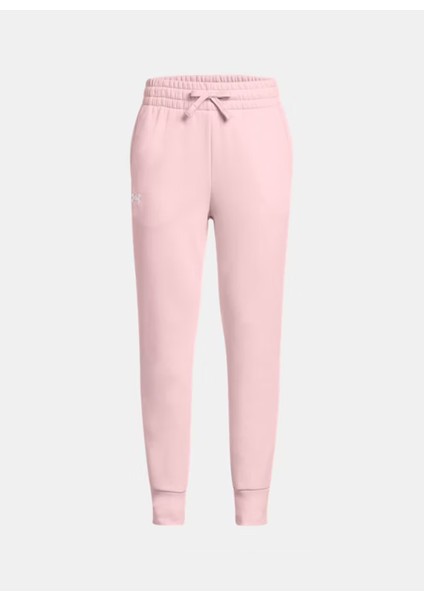 Normal Paça Pembe Kız Çocuk Eşofman Altı 1379525-647-UA Rıval Fleece Joggers