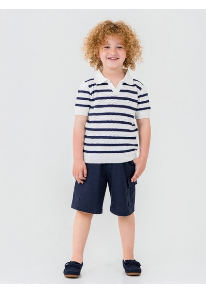 Erkek Çocuk Tişört 2-5 Yaş Lacivert