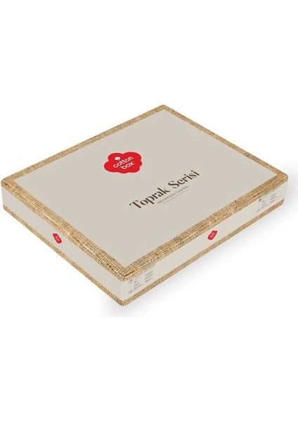 Cotton Box Toprak Çift Kişilik Nevresim Takımı Taron Vizon fırsatları