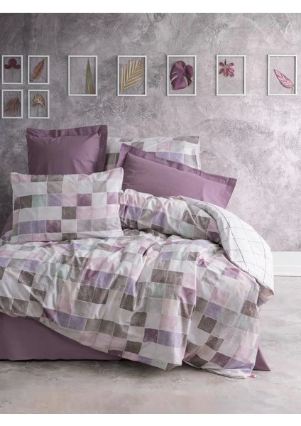 Cotton Box Minimal Çift Kişilik Nevresim Takımı Maro Gülkurusu