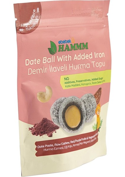 Demir Ilaveli Hurma Topu 70 gr