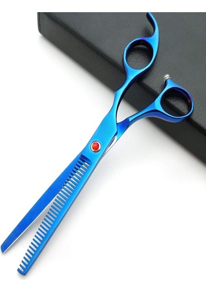 Geniş Ağızlı Mavi Boncuklu Ara Makas Saç Inceltme ve Efileleme Aracı fiyatları