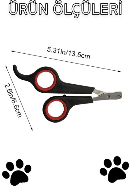 Küçük Irk Evcil Hayvan Tırnak Makası, Pati Törpü ve Bakım Aleti modelleri