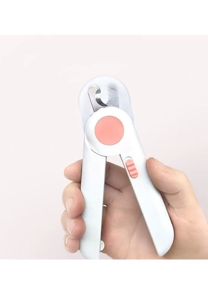 LED Işıklı Yüksek Hassasiyetli Evcil Hayvan Tırnak Makası ve Törpü, Ergonomik ve Kaymaz Tutuş
