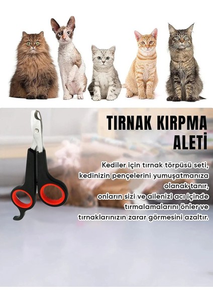 Sağlam ve Pratik Tırnak Makası, Kedi ve Köpekler Için Güvenli Kesim Aracı