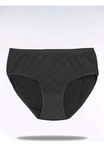 12'li Paket Kadın Midi Bato Pamuklu Transfer Ri̇bana Yüksek Bel Külot modelleri