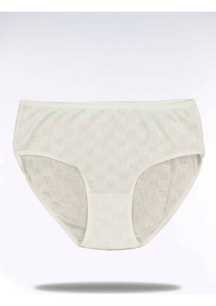 12'li Paket Kadın Midi Bato Pamuklu Transfer Ri̇bana Yüksek Bel Külot fırsatları