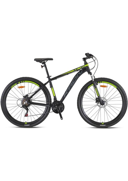 Xc 75 - 26" Mtb - 14' - 21 Vites - V.B. - Mat Siyah-Neon Turuncu/Bej