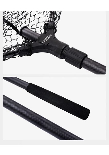 Typce Carbon Teleskopik Floating Kepçe 60*50