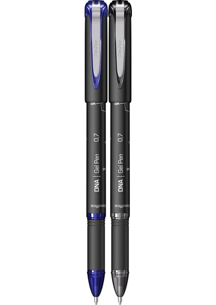 Offıce Dnal 0.7 mm Jel Kalem Mavi & Siyah 2'li Blister