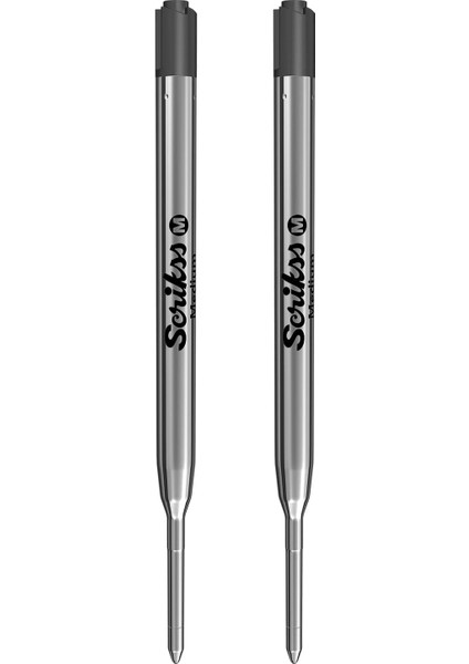 Dev Tükenmez Kalem Refil 2'li Blister, 0.7 mm Uç, Siyah