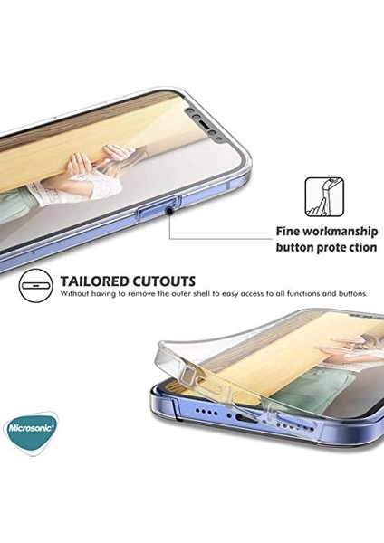 Apple iPhone 13 Pro Için Kılıf 6 Tarafı Tam Full Koruma 360 Clear Soft Şeffaf [iphone 13 Pro ile Uyumlu Kılıf - Şeffaf] modelleri