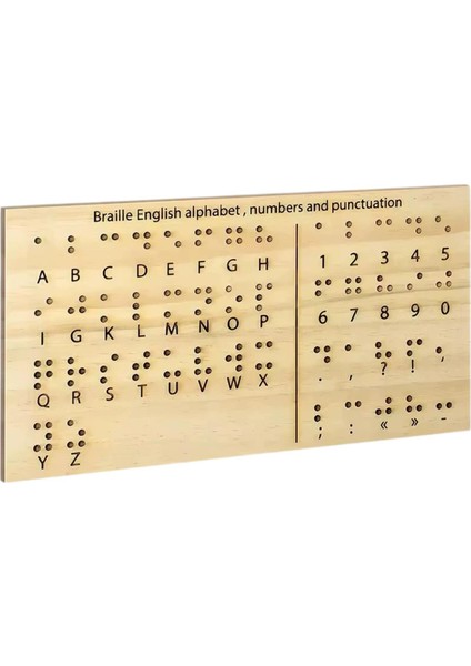 Ahşap Braille Tahtası Öğ I Insanlar Malzemeleri Braille Kitapları (Yurt Dışından)