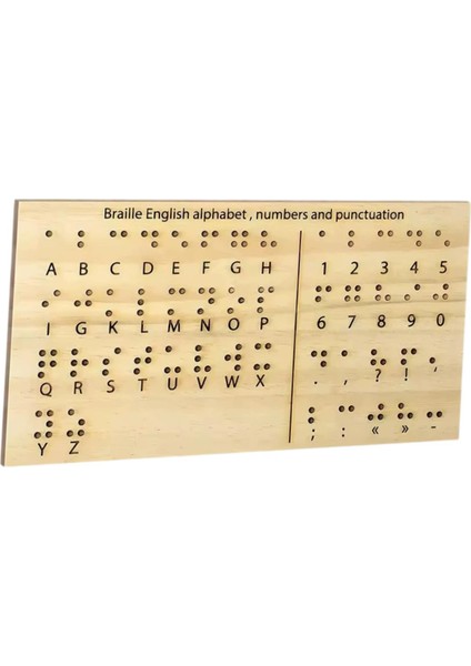 Ahşap Braille Tahtası Öğ I Insanlar Malzemeleri Braille Kitapları (Yurt Dışından) fiyatları