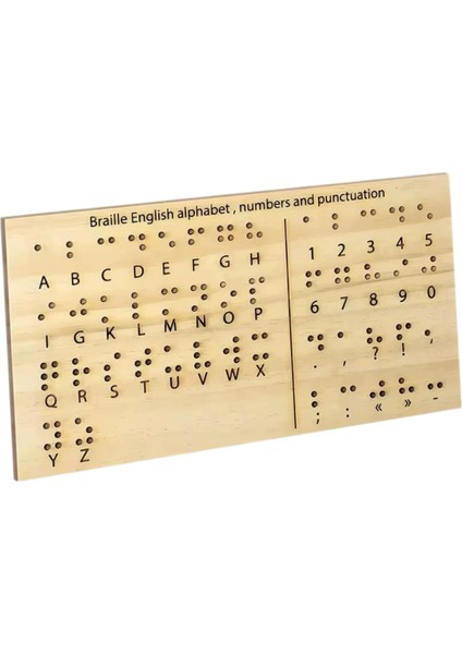 Ahşap Braille Tahtası Öğ I Insanlar Malzemeleri Braille Kitapları (Yurt Dışından) modelleri