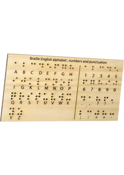 Ahşap Braille Tahtası Öğ I Insanlar Malzemeleri Braille Kitapları (Yurt Dışından) fırsatları