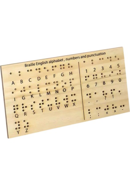 Ahşap Braille Tahtası Öğ I Insanlar Malzemeleri Braille Kitapları (Yurt Dışından) indirimleri