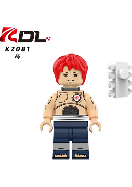 Naruto Yapı Taşları Minifigure Küçük Parçacık Takılabilir Bebek Oyuncak Çantası (Yurt Dışından)
