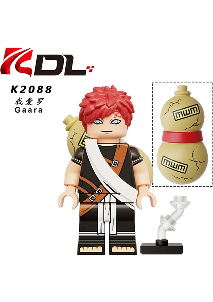 Naruto Yapı Taşları Minifigure Küçük Parçacık Takılabilir Bebek Oyuncak Çantası (Yurt Dışından)