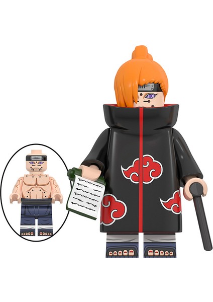 Naruto Yapı Taşları Minifigure Küçük Parçacık Takılabilir Bebek Oyuncak Çantası (Yurt Dışından)