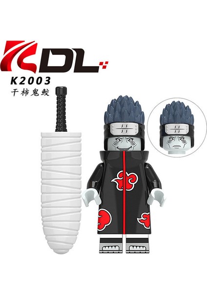 Naruto Yapı Taşları Minifigure Küçük Parçacık Takılabilir Bebek Oyuncak Çantası (Yurt Dışından)