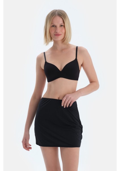 Siyah 4016KC Mini Jupon