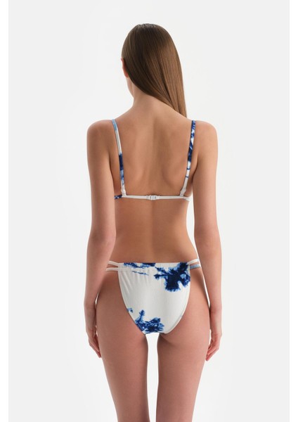 Beyaz-Mavi Brazilian Bikini Altı fiyatları