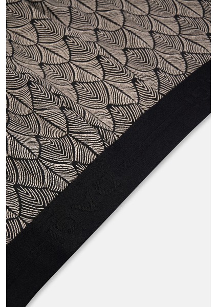 Siyah 5210 Desenli Pamuk Boxer