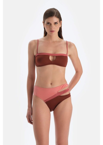 Kahverengi Straplez Bikini Üst fırsatları