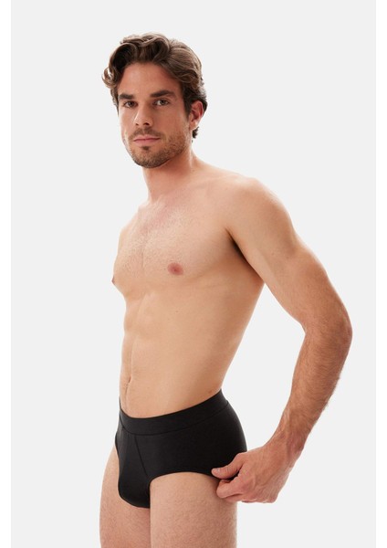 Siyah Dikiş Detaylı Kumaş Kaplama Lastikli Slip modelleri