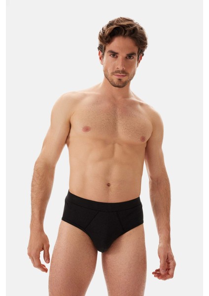 Siyah Dikiş Detaylı Kumaş Kaplama Lastikli Slip fırsatları