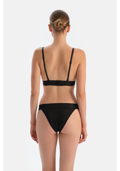 Siyah Premıum Dantelli ve Lastik Detaylı Bralet fiyatları