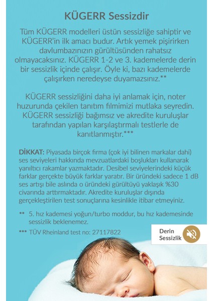 F10 ' Dünyanın En Sessiz Davlumbazı' 60 cm Davlumbaz