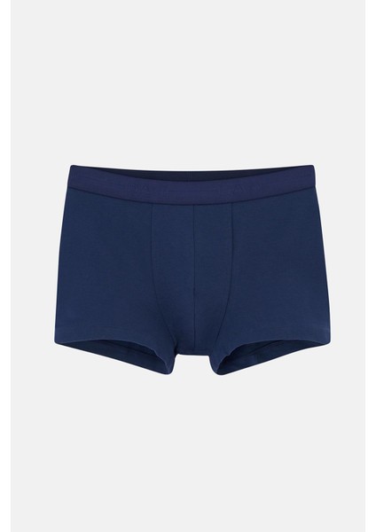 Lacivert 3'lü Desenli Pamuk Boxer indirimleri