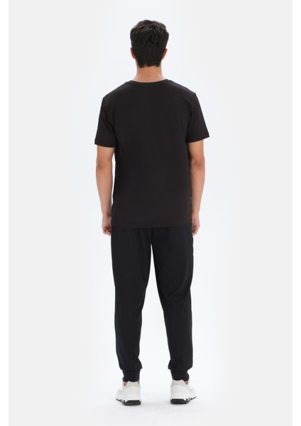 Siyah Dagi Active Baskılı Spor T-Shirt fiyatları