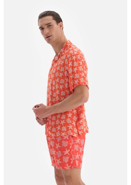 Somon Desenli Viskon Gömlek modelleri