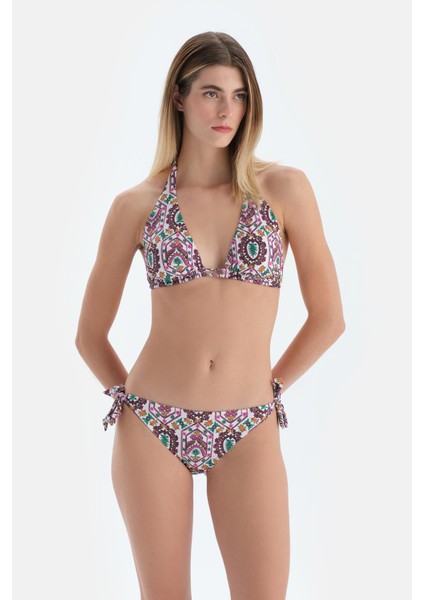 Multicolor Üçgen Geniş Bikini Üst fırsatları