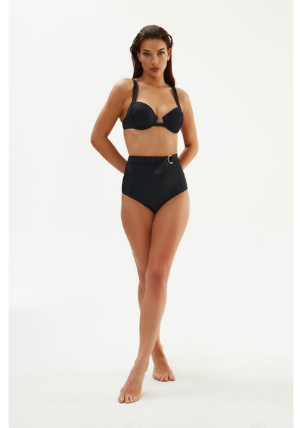 Siyah 2025ESBK Kaplı Bikini Tk.
